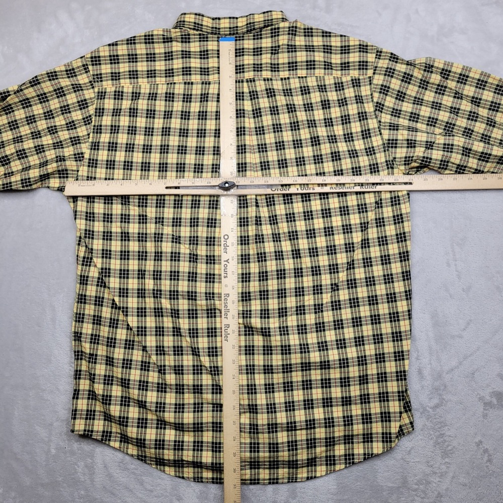 J Crew Shirt Men Large Vintage Oarsman Button Up Dress Tartan Plaid Cotton Adult - Picture 4 of 6